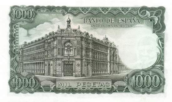 1000 Pesetas 17.9.1971
